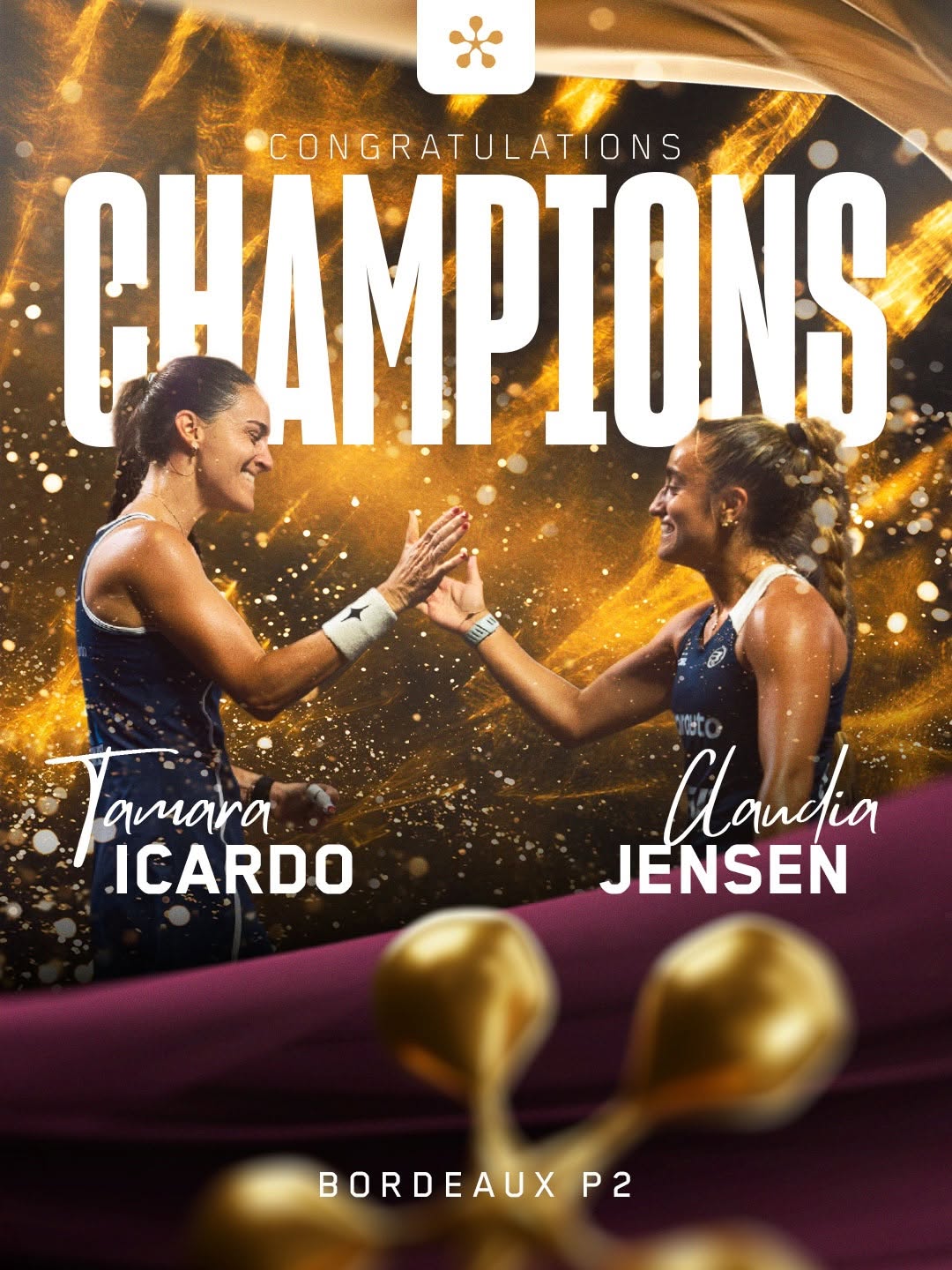 Tamara Icardo Captures First Premier Padel Title in Mixed Doubles at Qatar Airways Finals