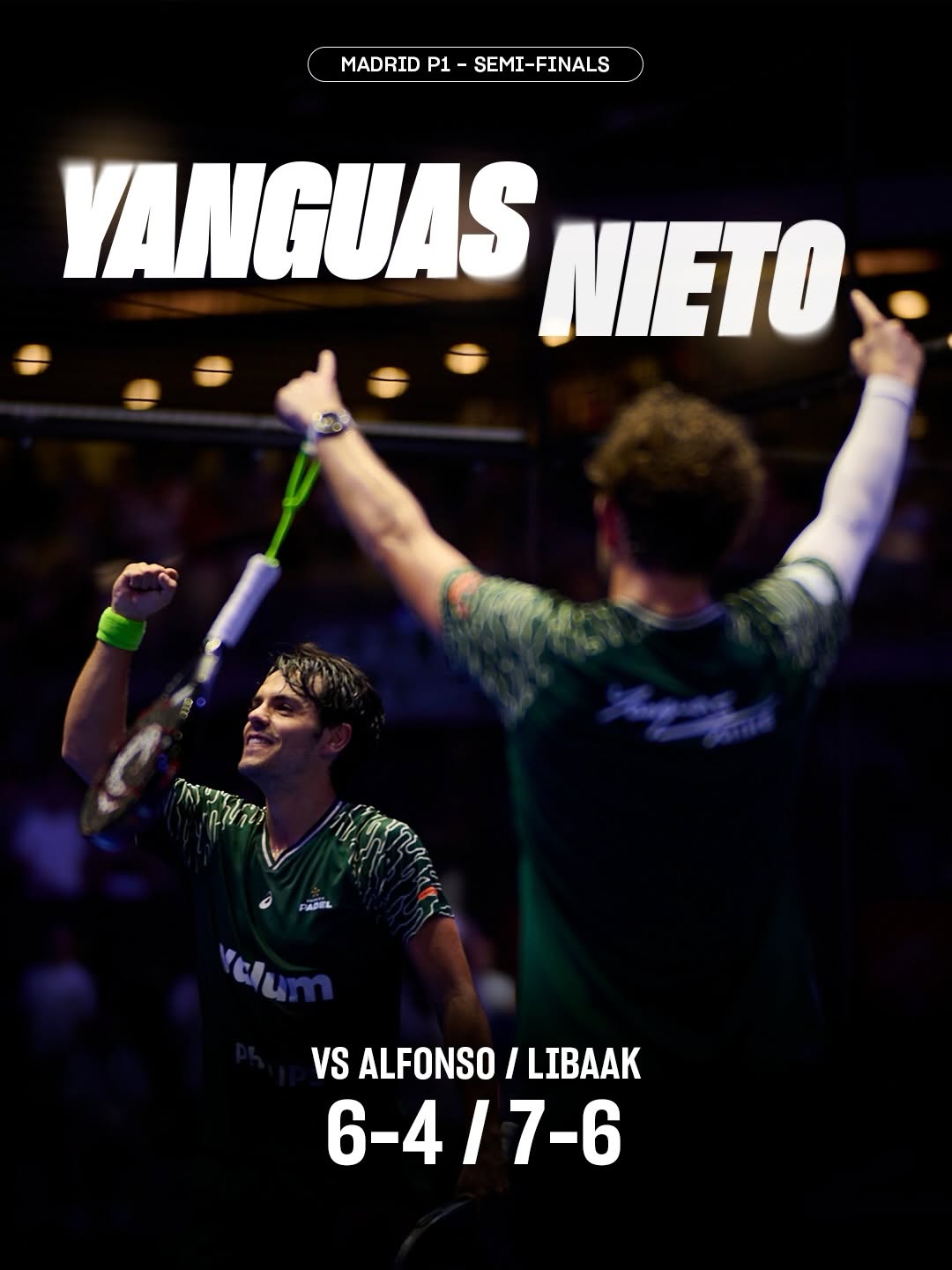 Coello Nieto and Mikey Anguas Reach Madrid P1 Final in First Tournament Together